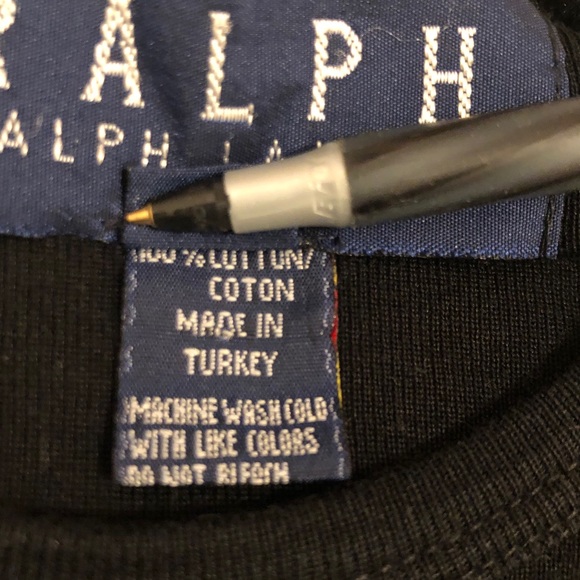 RALPH Ralph Lauren Black Short Sleeve T-Shirt - Picture 4 of 4